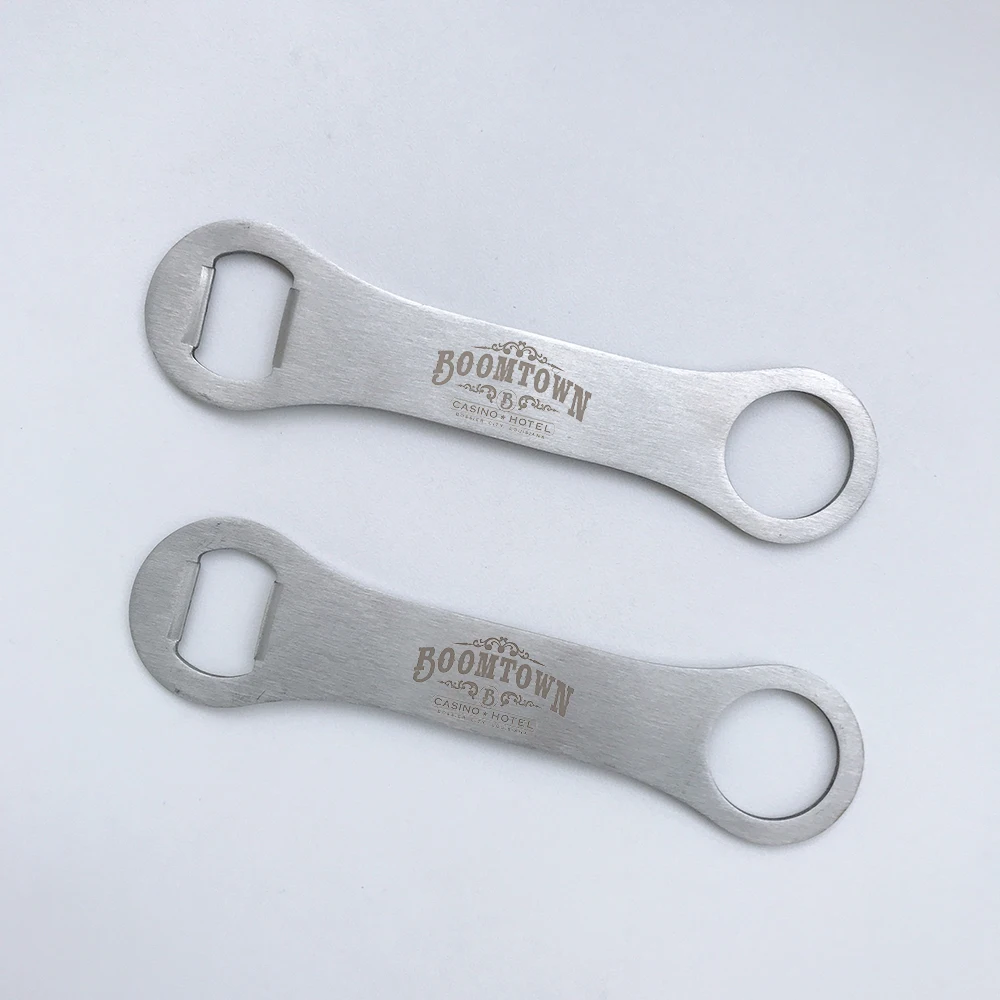 Customized Logo Stainless Steel Dog Bone Shaped Bottle Opener Bartender