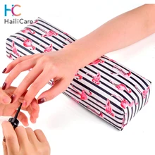 Подушка для ногтей с губкой из искусственной кожи для лака для ногтей, держатель для рук, подушка для маникюра и подставка для рук для ногтей