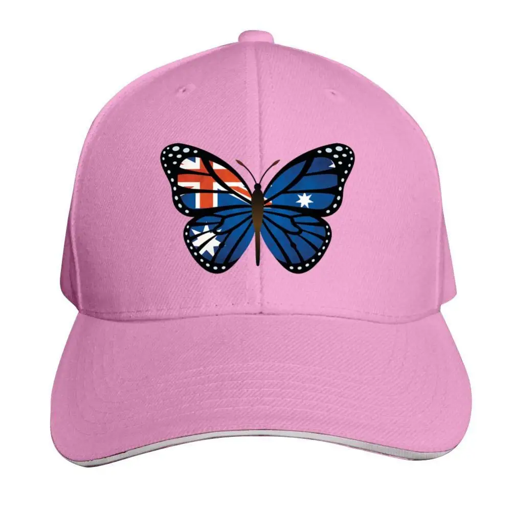 Австралийская регулируемая бейсболка с бабочкой, старая сэндвич-Кепка, остроконечная Кепка для папы