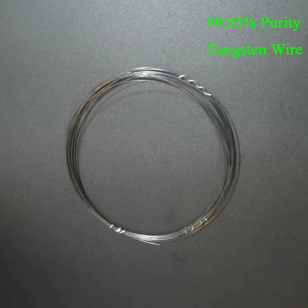 tungsten wire 5meters 99.95% Purity Tungsten Wire 0.3mm/0.4mm/0.5mm/0.6mm DIY Experiment Material