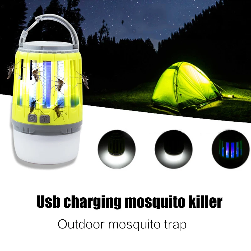 

Mosquito Light Flying Insects USB Zapper Voiceless Mosquito Lamp Electric Creative Pest Bug Moths Killer DC5V LED Insect Trap