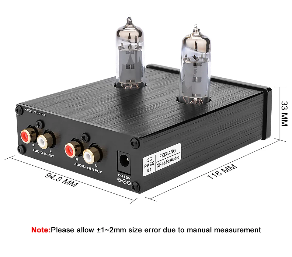Fx Audio Tube 03 Mini Bile Preamp Tube Amplifier Buffer Hifi Audio Preamplifier With Treble Bass Adjustment Pre Amps Amplifier Aliexpress