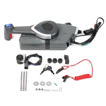 

1 Set Outboard Remote Control Box Throttle/Shift for BRP Johnson Evinrude Boat 5006180
