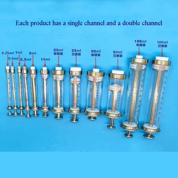 

100ml air tightness injector chloride ion cement analyzer built-in biochemical titrator injection pump laboratory
