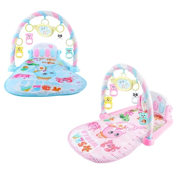 

Baby Play Mat Baby Gym Toys Gaming Carpet 0-12 Months Soft Lighting Rattles Music Mat Infant Crawling Activity Mat Toys
