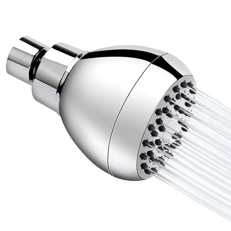 

High Pressure Shower Head-3 Inch Anti-Clog Anti-Leak Fixed Shower Head-Adjustable Swivel Ball Joint With Filter-Ultimate Shower