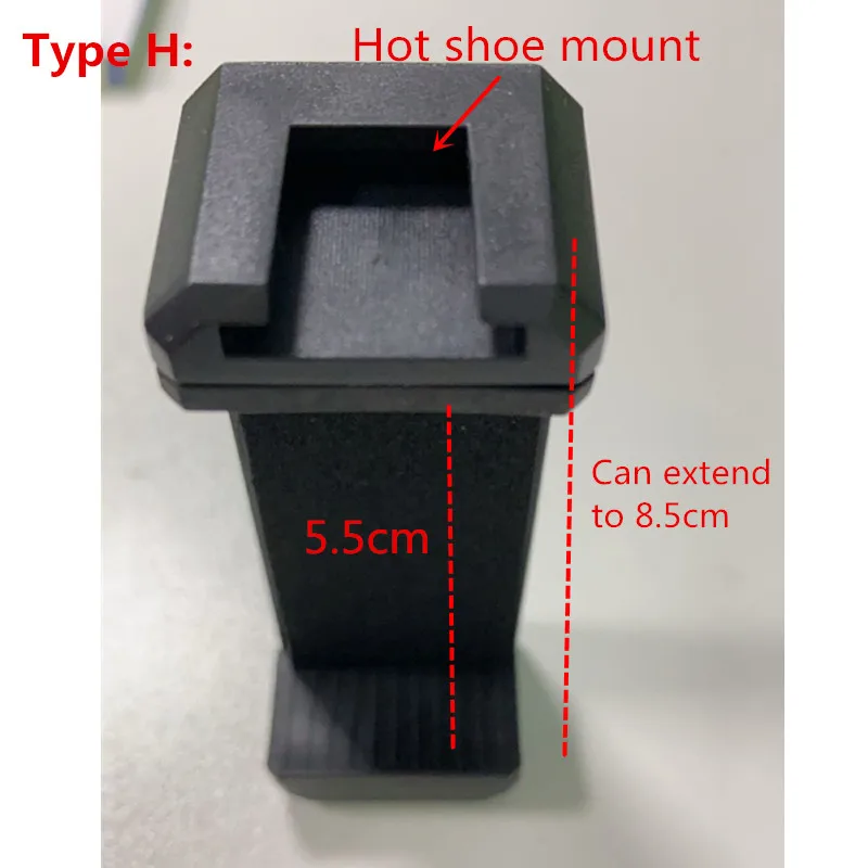 Hot shoe mount phone holder