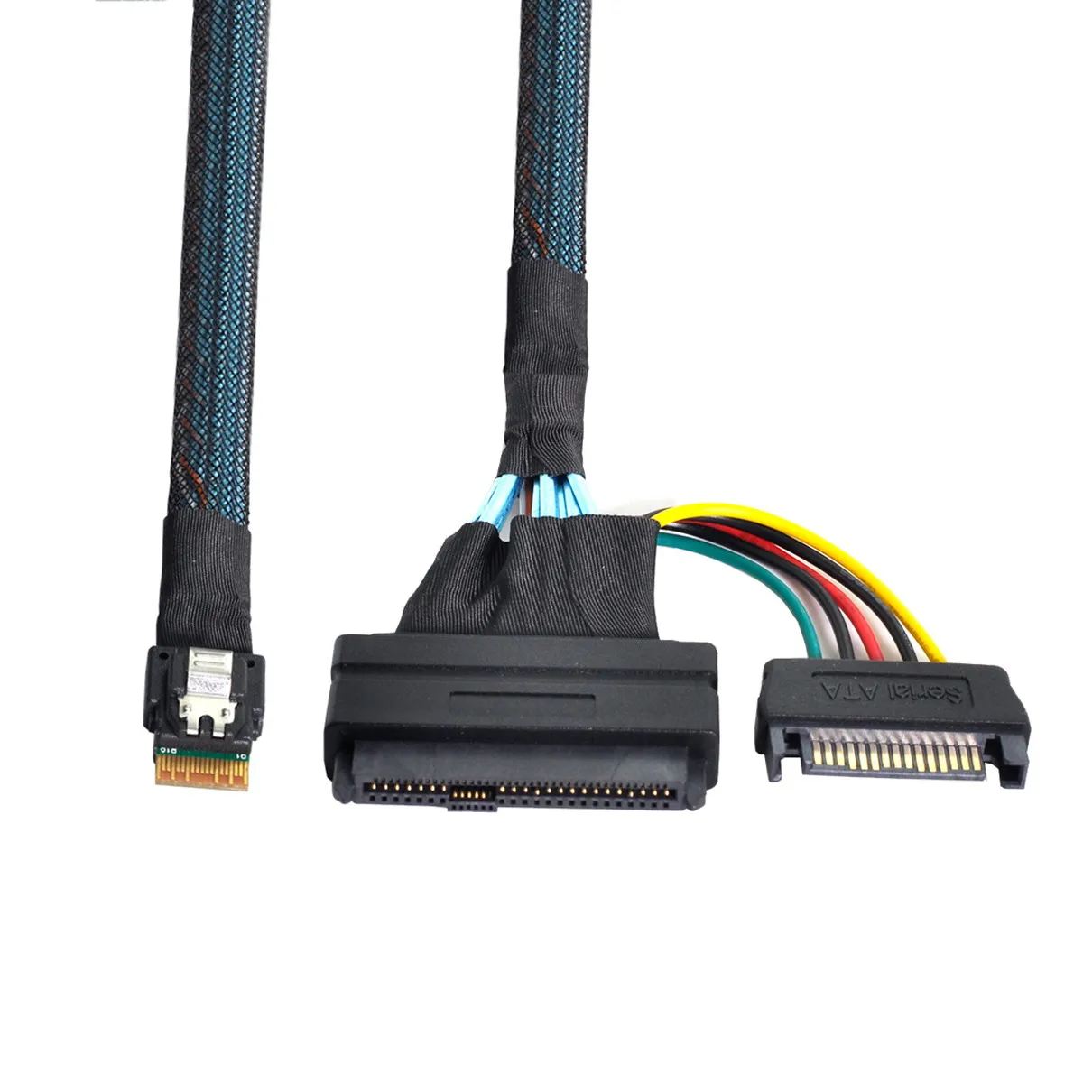 CY Chenyang U.2 U2 SFF-8639 to Slimline SFF-8654 4i NVME PCIe кабель SSD для материнской платы 750 p3600 p3700 M.2 |