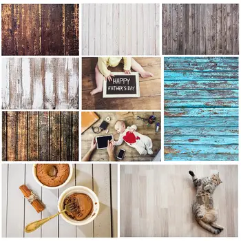 

Wood Floor Backdrop Brown and white wooden wall photography Background Photo studio Props Photo Booth Props