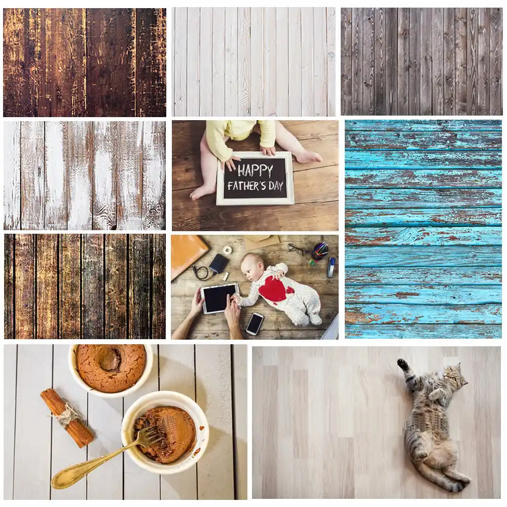 Wood Floor Backdrop Brown And White Wooden Wall Photography