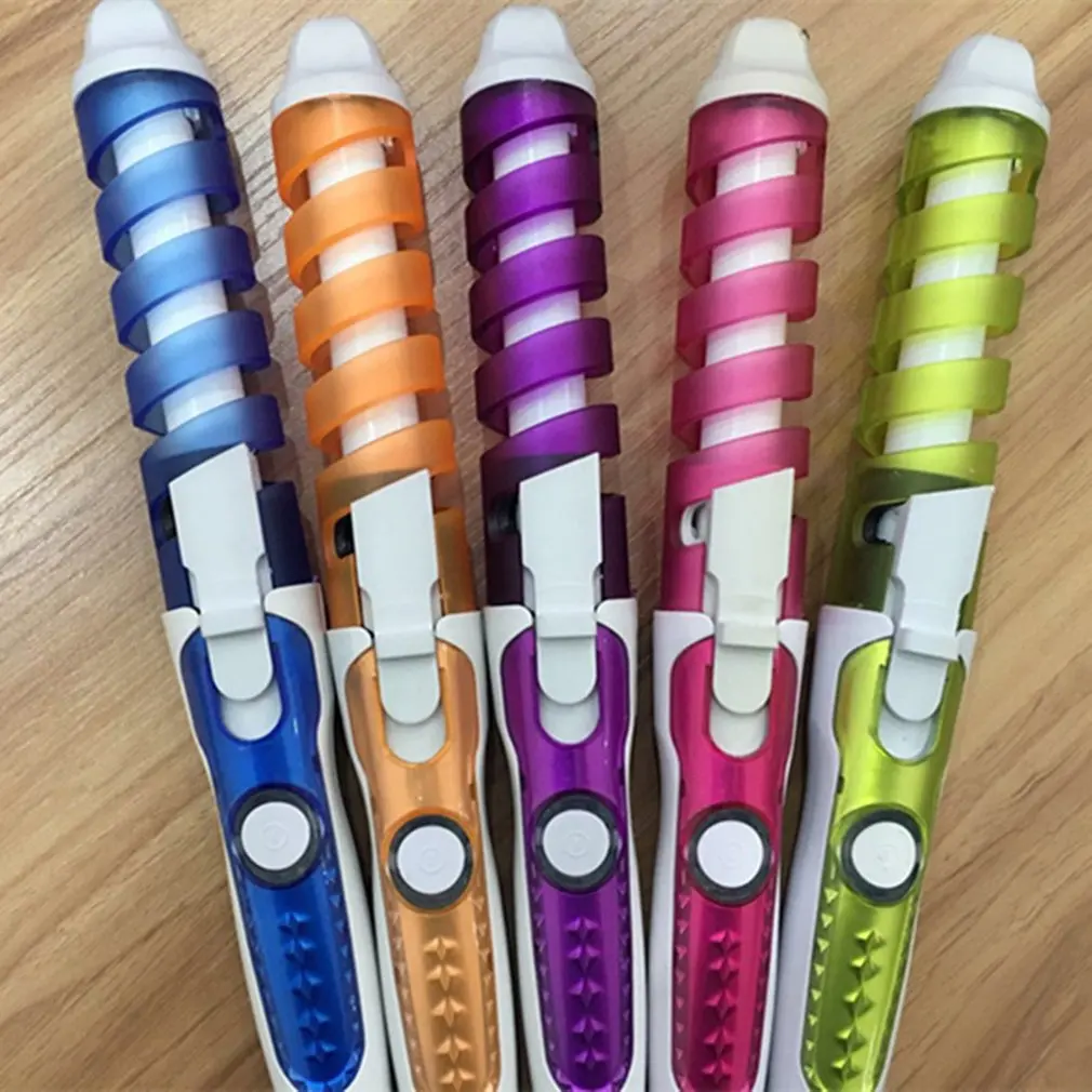 

Anti-scald Electric Stick Curling Iron Automatic Spiral Curler Electric Roll Stick Sizzling Explosion Type Hair Curling Rod