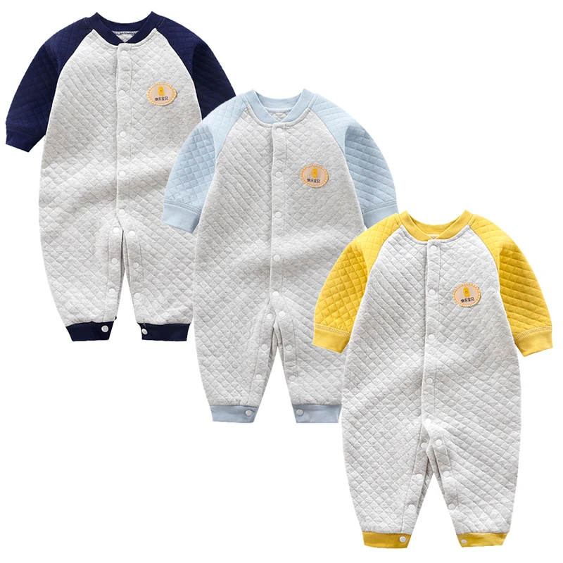 Cotton baby suit Autumn Baby Girls Boy Romper Winter Clothes For Babies Cotton Children Clothing Costume Outfit Newborn Long Sleeve Baby Jumpsuit baby clothes cheap