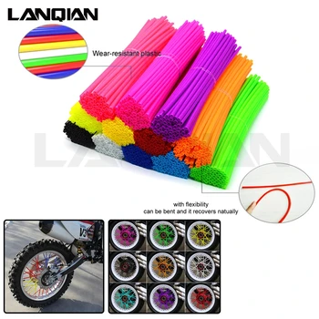 

For KTM EXC Yamaha WR Kawasaki KLX Honda CRF Suzuki RMZ Accessories Motorcycle Dirt Bike Enduro Off Road Rim Wheel spoke skins