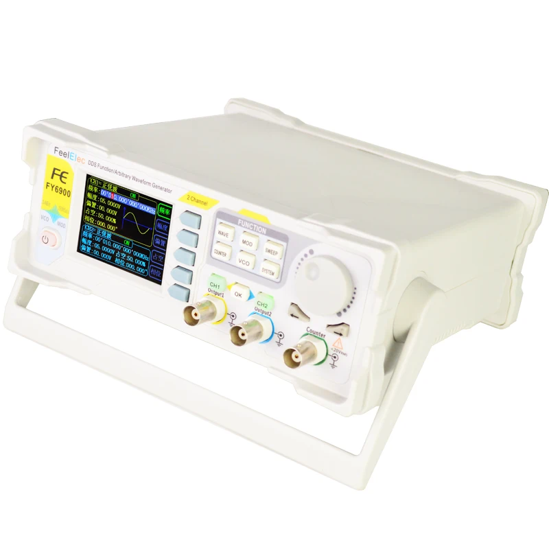 

FY6900 60MHZ Dual Channel DDS Arbitrary form Signal Generator Signal Source Frequency Counter Fully Numerical Control