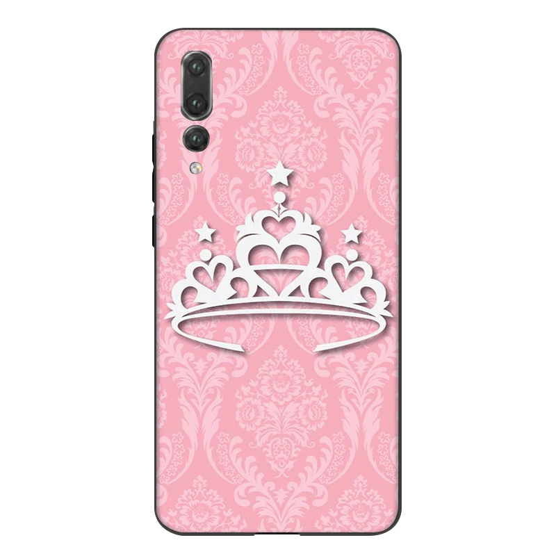 Desxz чехол для телефона huawei P30 P20 P9 P10 P8 Lite Pro P Smart Cover queen and king crown - Цвет: B3