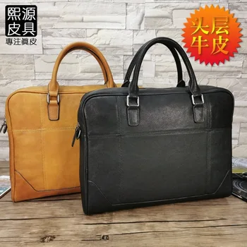 

Men's leather business bag handbag 2020 new leather men's handbag leather business bag handbag computer bag public bag
