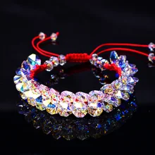 Женский браслет с австрийскими кристаллами, корейские Роскошные модные ювелирные изделия ручной работы, подарочные ювелирные изделия серии Sen