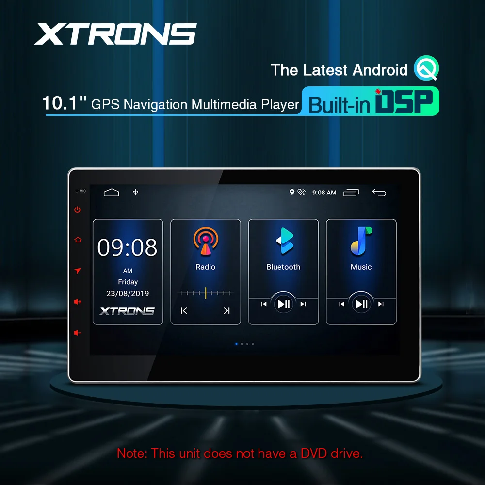 XTRONS 10 1 ''новейший Android встроенный DSP двойной Din 16 Гб ПЗУ HD экран