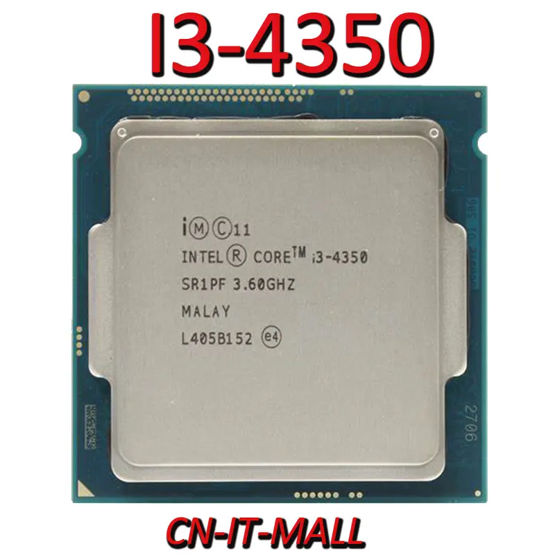 Процессор Intel Core I3 4350 CPU 3 6G 4M 2 4 Thread LGA1150|Компьютерные кабели и разъемы| |