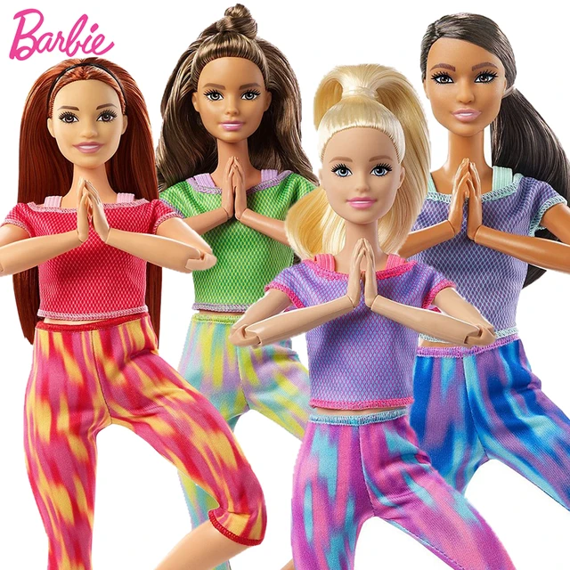 Original Barbie Yoga Doll Body Barbie Sports Dolls Joints Made To