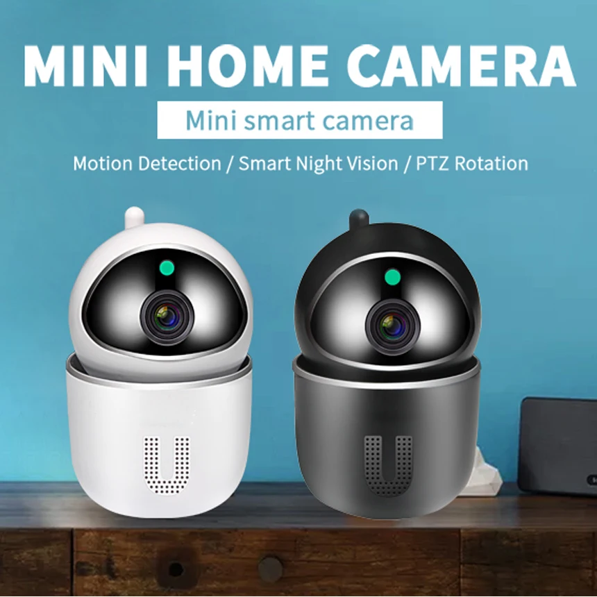 Hebeiros Tuya камера Smart Life 1080P Беспроводная облачная Мини Wi-Fi камера с автоматическим отслеживанием безопасности CCTV сетевая IP камера