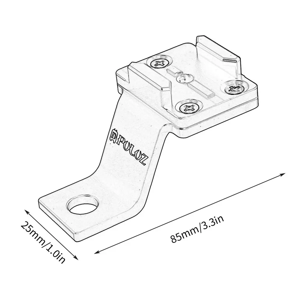 PULUZ Fat Cow Gopro4 аксессуары кронштейн для велосипеда металлический фиксированный каркас оборудование для верховой езды противоударный