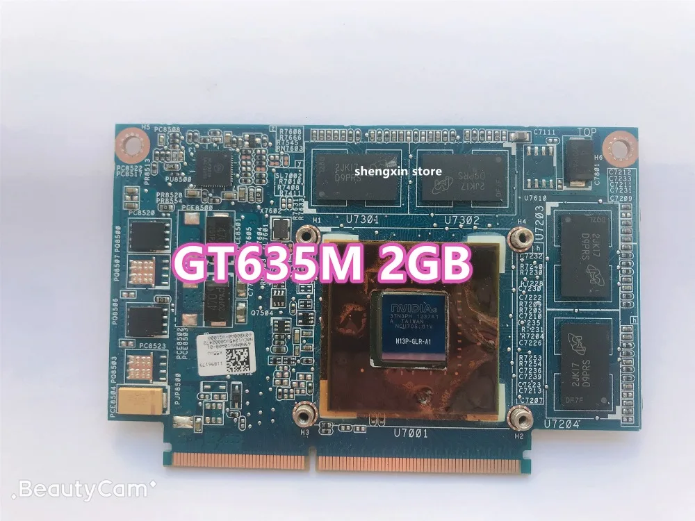 Для ноутбука ASUS K55VJ K55VM графическая карта GeForce GT 635M GT635M N13P-GLR-A1 2GB видеокарта Vga