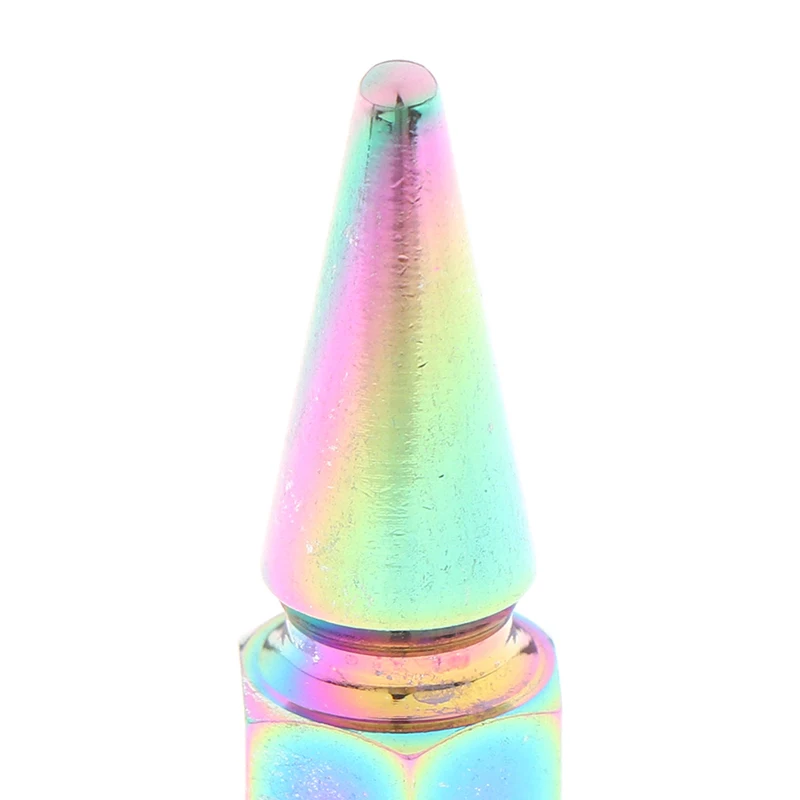 2pcs Valve Caps Colorful Aluminum Bike Car Tyre Air Port Cover Cycling Truck Wheel Valves Cover Cone Style Bicycle Accessories
