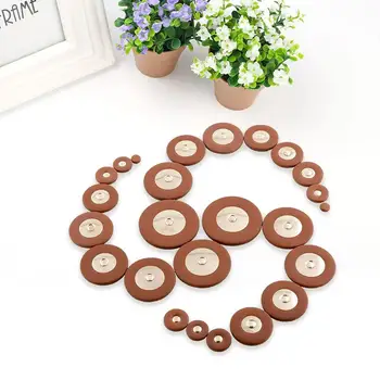 

Tenor Saxophone High Quality 25PCS Leather PU Soft Coffe Replacement Pads Professional