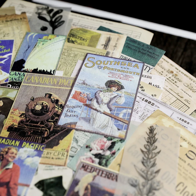 50 шт./упак. дневник винтажный материал простыней серии стикер набор для скрапбукинга альбом мусор планировщик журнал декоративные наклейки s