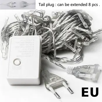 

Light Curtain Light Waterproof Indoor Outdoor Decoration Christmas Day Lantern Door Curtain Lights Lantern Lamp Wedding