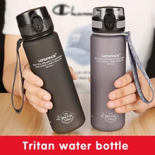 Бутылка для воды 350/500/650 мл 1L для отдыха на открытом воздухе Портативный герметичность Тритан Пластик Спортивная бутылка из пластика(без бисфенола-а