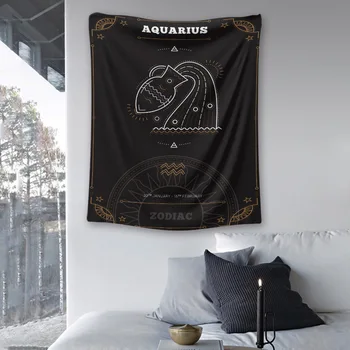 

Twelve Constellations Bedroom Tapestry Bedside Background Cloth Hanging Cloth Photo Layout Background Wall Wall Cloth Tapestry