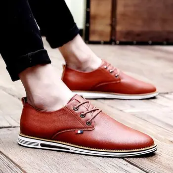 

Men's leather shoes business casual men's shoes autumn 2019 new wild winter bean bean tide shoes