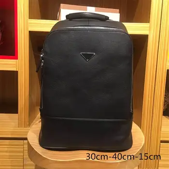 

Leather retro men's backpack real cow leather large capacity men's backpack business bag backpack mountaineering bag