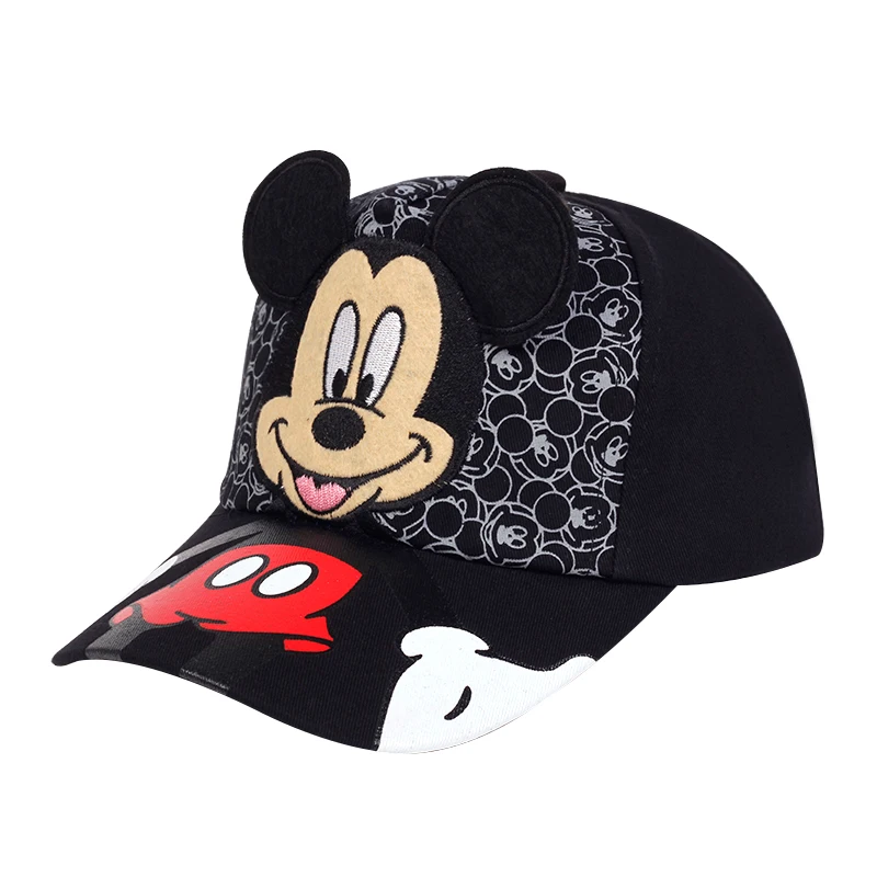 navy seal baseball cap Disney Cartoon Mickey Children's Hat Kids Boys Girls Baseball Caps Cute Ear Embroidery Sun Hats Suitable for 3-8 Years Old flat cap baseball hat