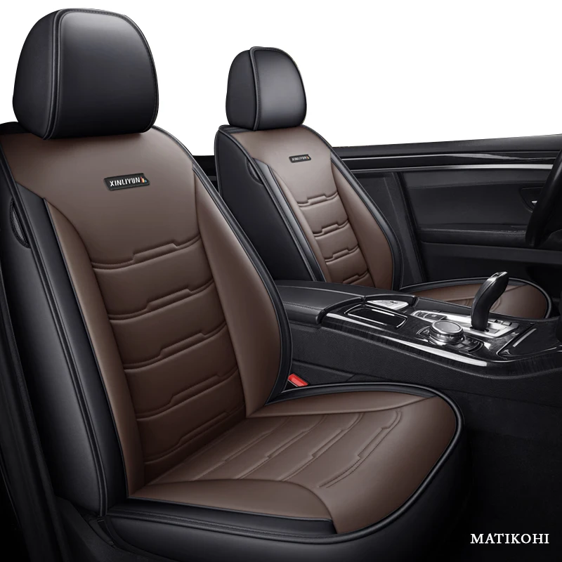Matikohi Leather Car Seat Cover For Hyundai Sonata Elantra Getz Ioniq