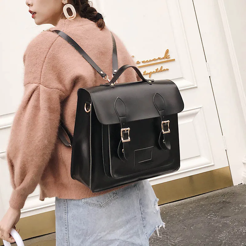 

2019 New The Retro College Style Square Hand One-shoulder Handbag Women's Fashion Women's bag
