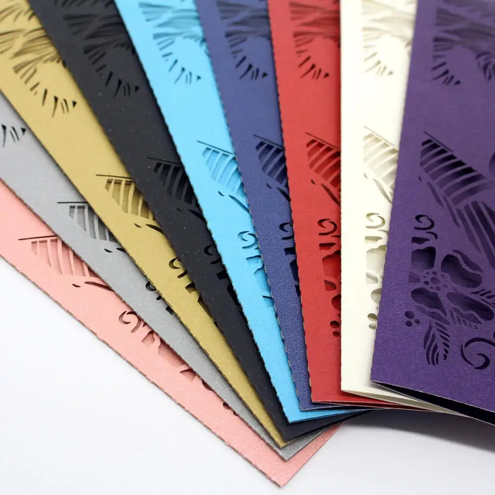 10xElegant Bride& Groom Laser Cut Wedding Invitation Cards Greeting Card Customize Business With RSVP Card Decor Party Supplies