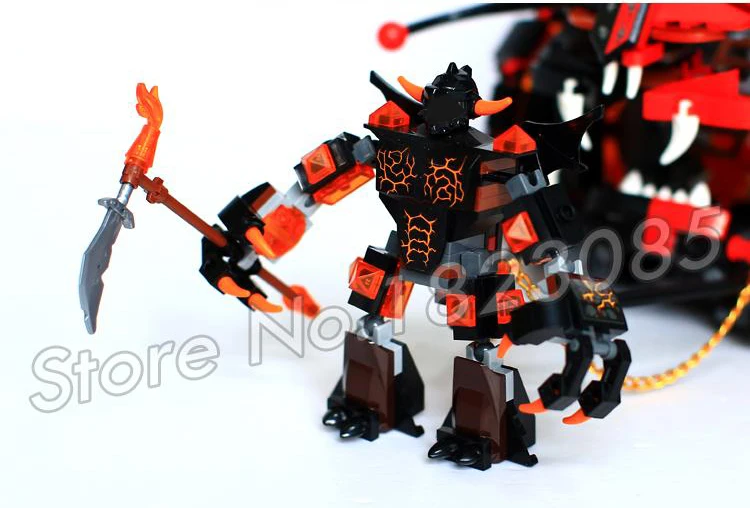 675 шт Новые Рыцари Jestro's Evil Mobile Chariot The War Wagon 10489 фигурки строительные блоки