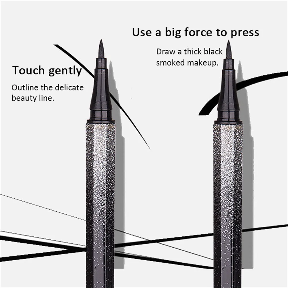 1PC 5D Smooth Waterproof Liquid Eyeliner Black Beauty Eye Makeup Long-lasting Eye Liner Pencil Korean makeup 1PC 5D Smooth Waterproof Liquid Eyeliner Black Beauty Eye Makeup Long-lasting Eye Liner Pencil Korean makeup