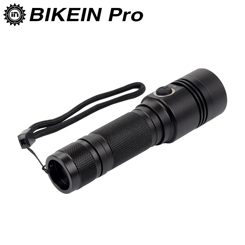 BIKEIN Pro USB Перезаряжаемый светодиодный фонарик Масштабируемые лампы 500 люмен велосипедный фонарь MTB фонарь для велосипеда с креплением