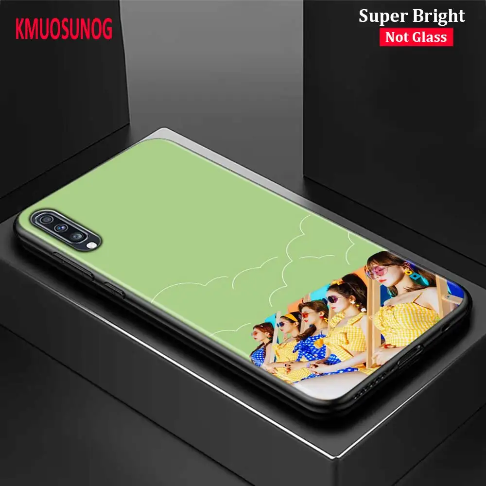 

Black Cover redvelvet for Samsung Galaxy A70 A90 A80 A60 A50 A40 A30S A20E A20S A10 Phone Case