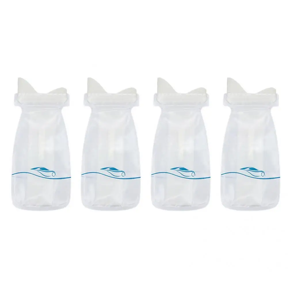 

4Pcs High-quality Emergency Urinal Bag Solidifiable 700ML Disposable Urinal Bag for Hiking Disposable Vomit Bag