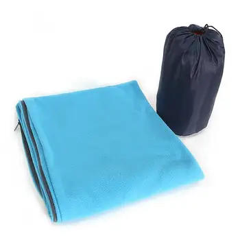 

Home Office Outdoor Camping Travel Fleece Soft Warm Sleeping Bag Liner Blanket