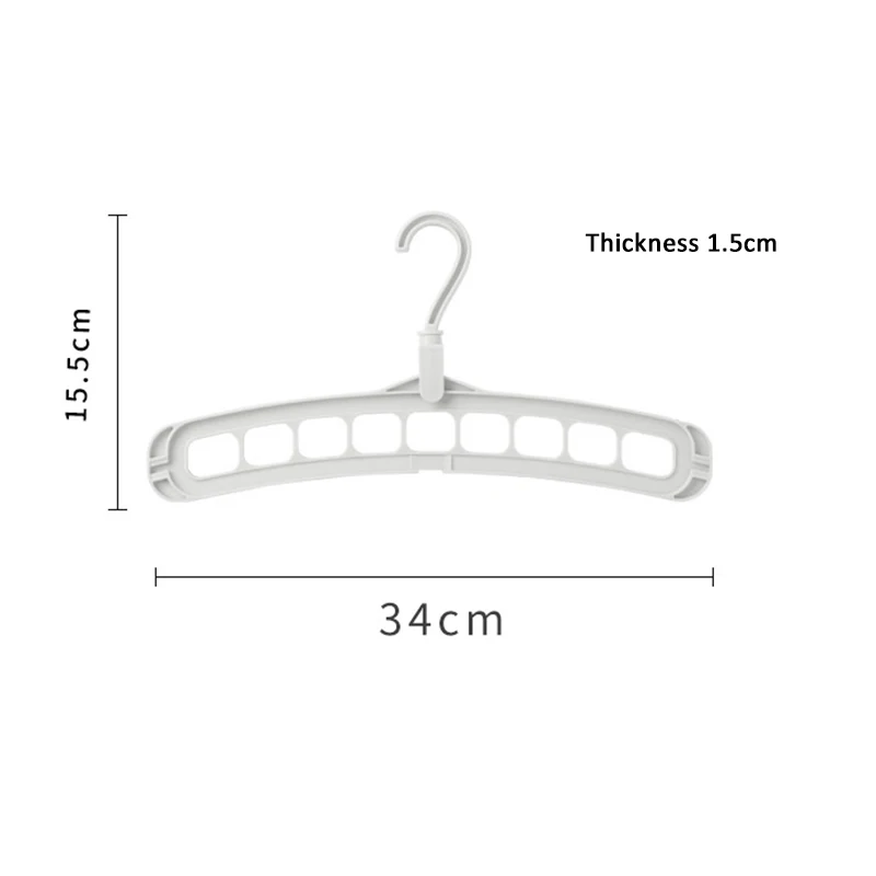 Многофункциональная Складная Волшебная вешалка с девятью отверстиями, вращающаяся Волшебная вешалка для одежды, для сушки одежды, для дома, спальни, держатель для хранения