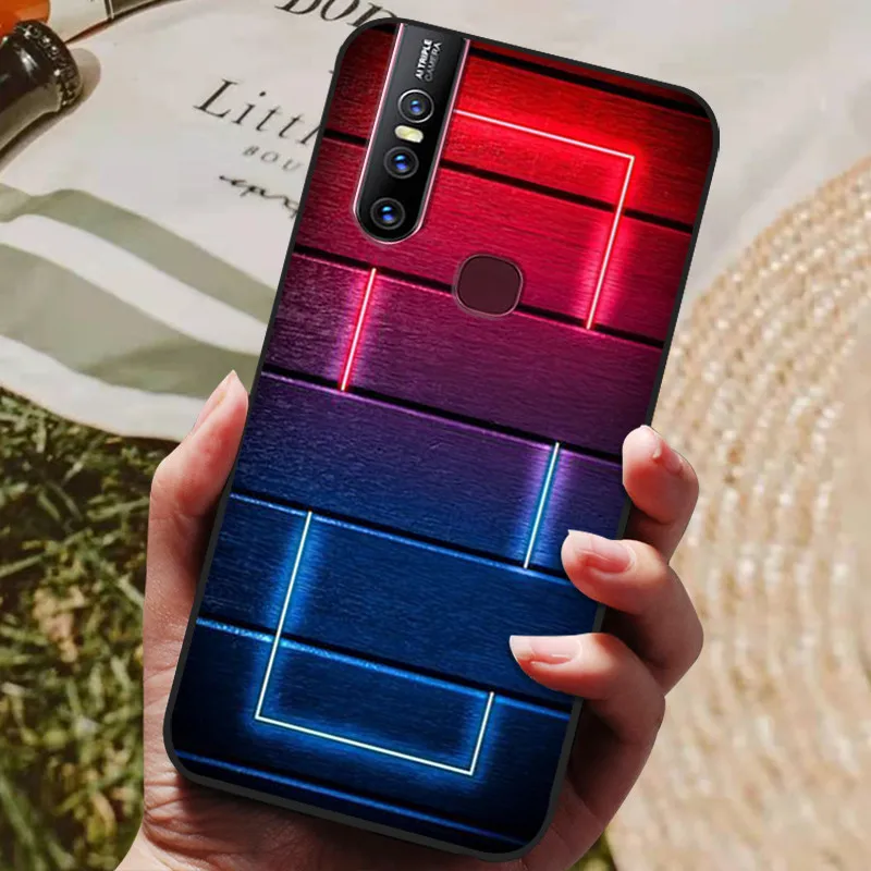 iphone pouch For VIVO V15 Pro Case Silicon Back Cover Phone Case for VIVO V15 Pro V15Pro V 15 1819 Cases Soft bumper coque VIVOV15 Pro 1818 mobile phone case with belt loop Cases & Covers