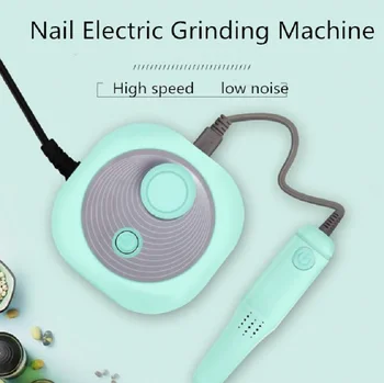 

Nail Polish Art Tool New Electric Manicure Machine 24W Pedicure Set with 4 Drill Bits Polishing Tool Nail Art Equipment
