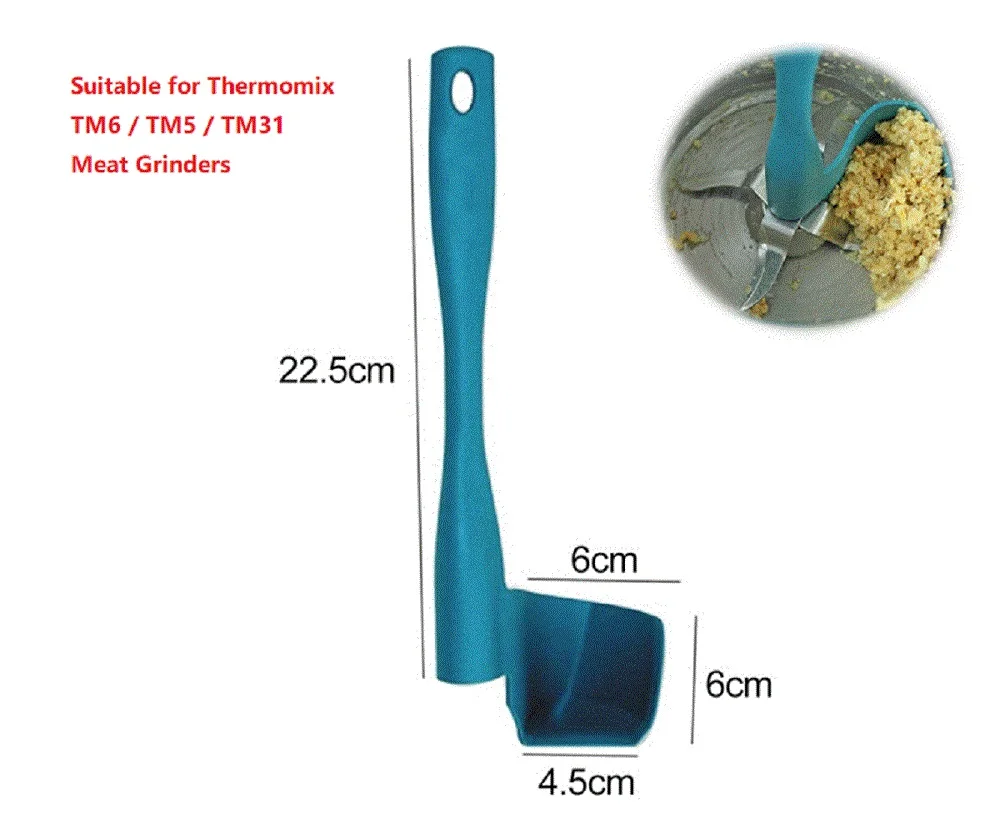 

Multi-function Rotary Meat Chopper Rotating Spatula For Thermomix Manual Meat Grinder For Kitchen Mixing Drums Meat Chopper