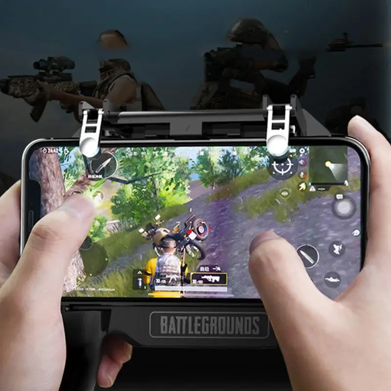 Mobile Phone Game Controller Shooter Joystick Cooling Fan Gamepad for PUBG